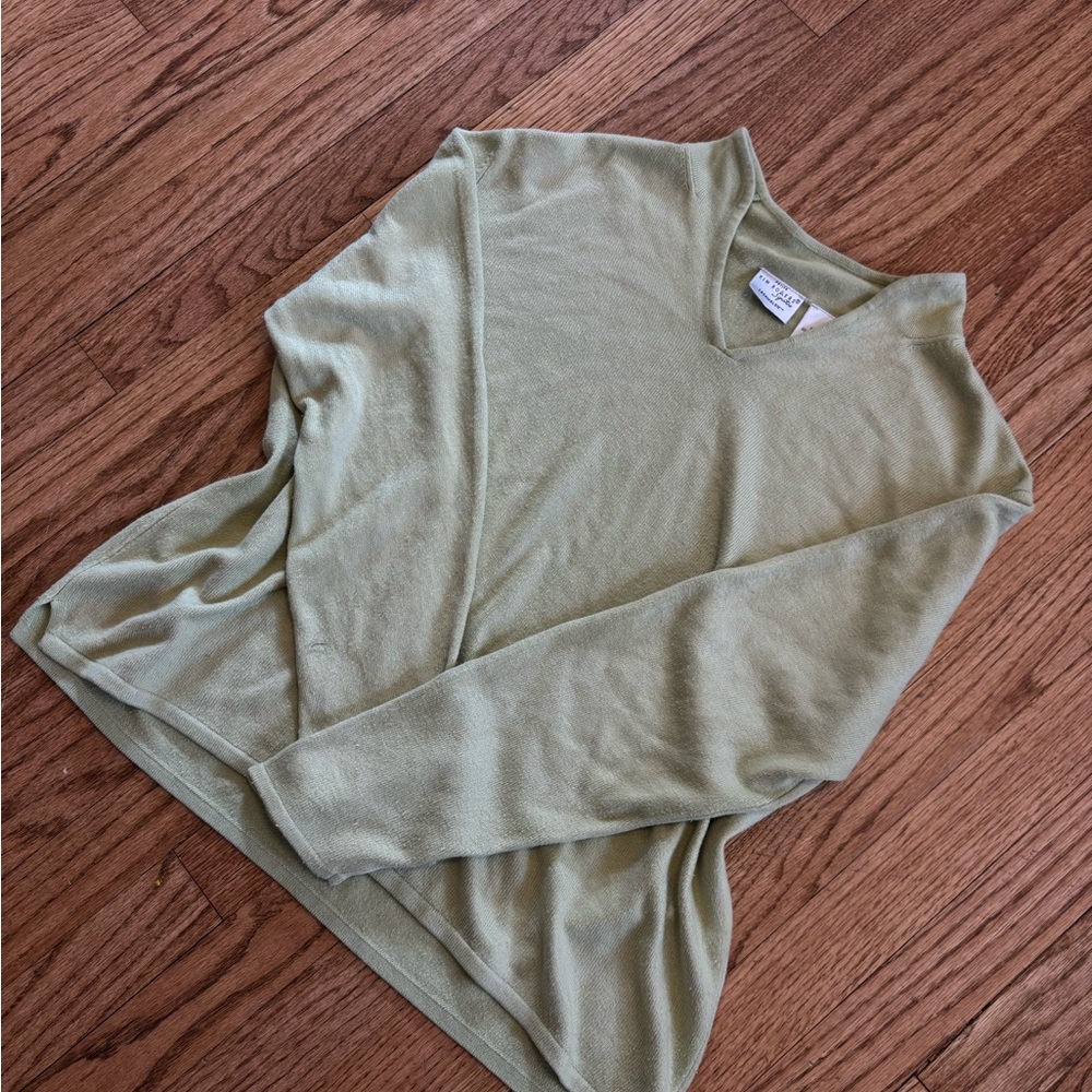 Kim Rogers Sage V-Neck Sweater